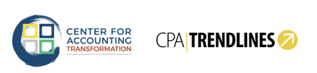 Logos: Center for Accounting Transformation and CPA Trendlines